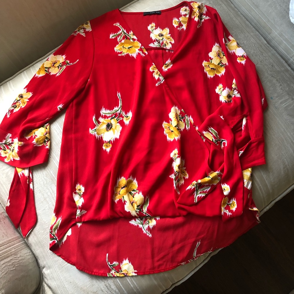 Stitch Fix West Kei surplice front top